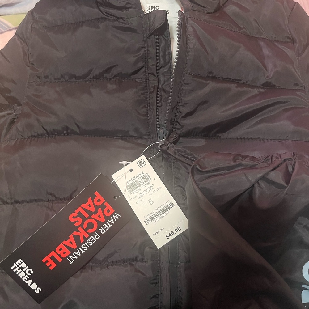 Epic Threads Kids Puffer Jacket - Black